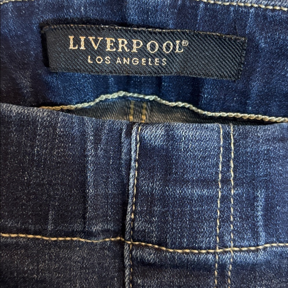 Liverpool | pull on denim jeans 6/28 6 28 the ankle skinny - Picture 4 of 7